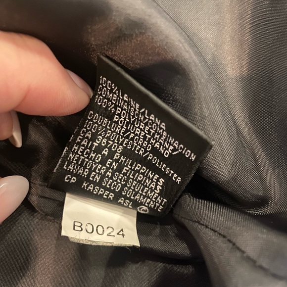 Herringbone zip up vintage jacket - Picture 7 of 8